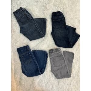 EUC The Childrens Place Jeans set of four pants 4t toddler boys Cat and Jack